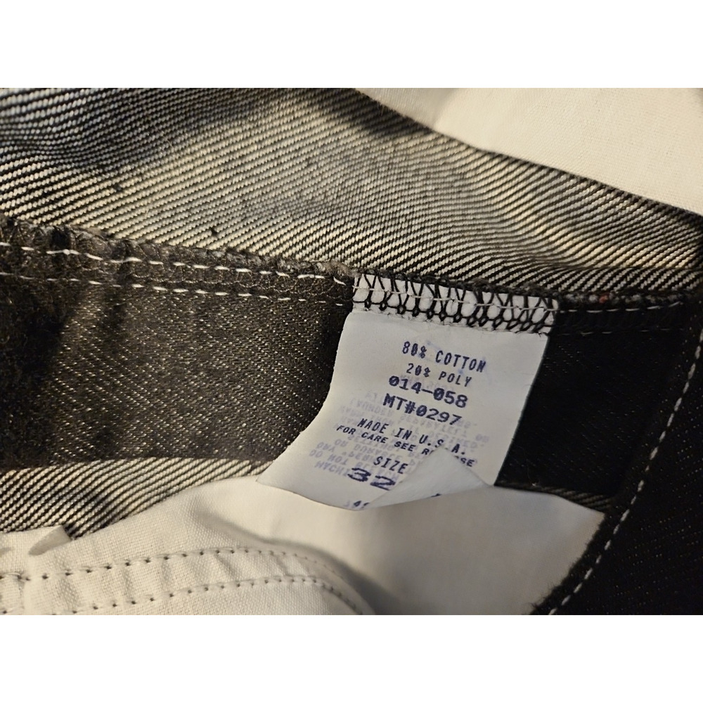 VTG Sheplers Rodeo Western Boot Cut Jeans 32x32 FIT 31X31 Embroidered Eagle - Picture 7 of 13